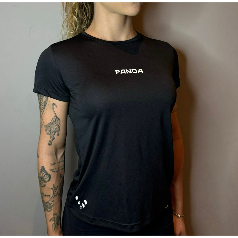 camiseta dry fit feminina com proteção uv para academia/corrida/treino (BL01)