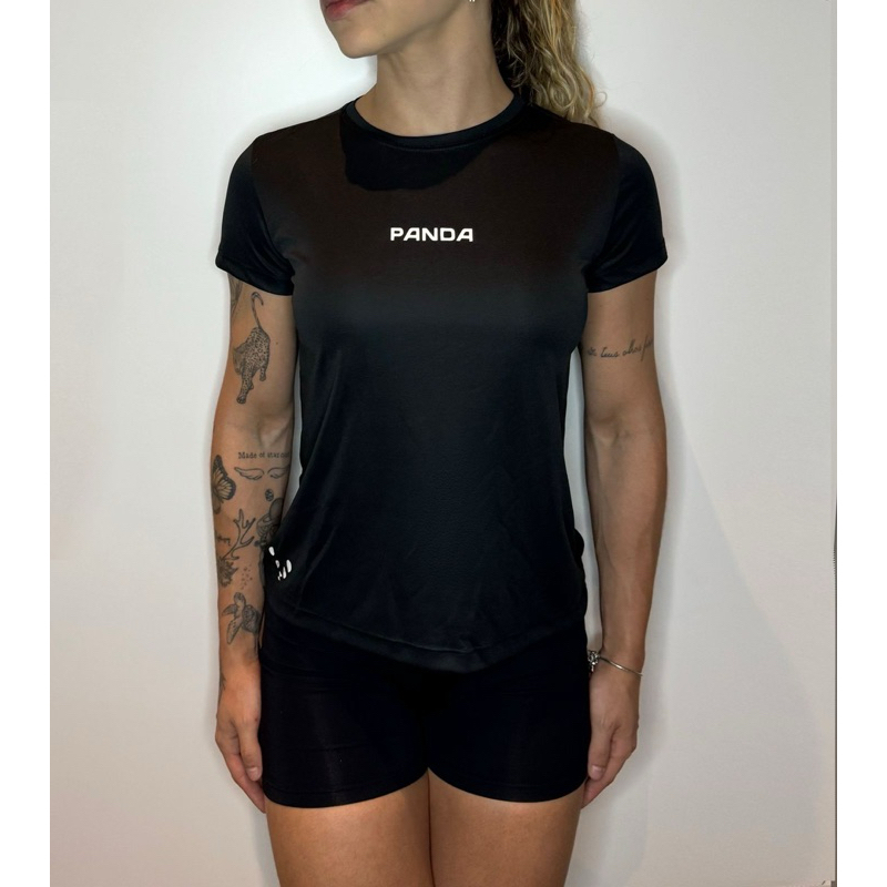 camiseta dry fit feminina com proteção uv para academia/corrida/treino (BL01)