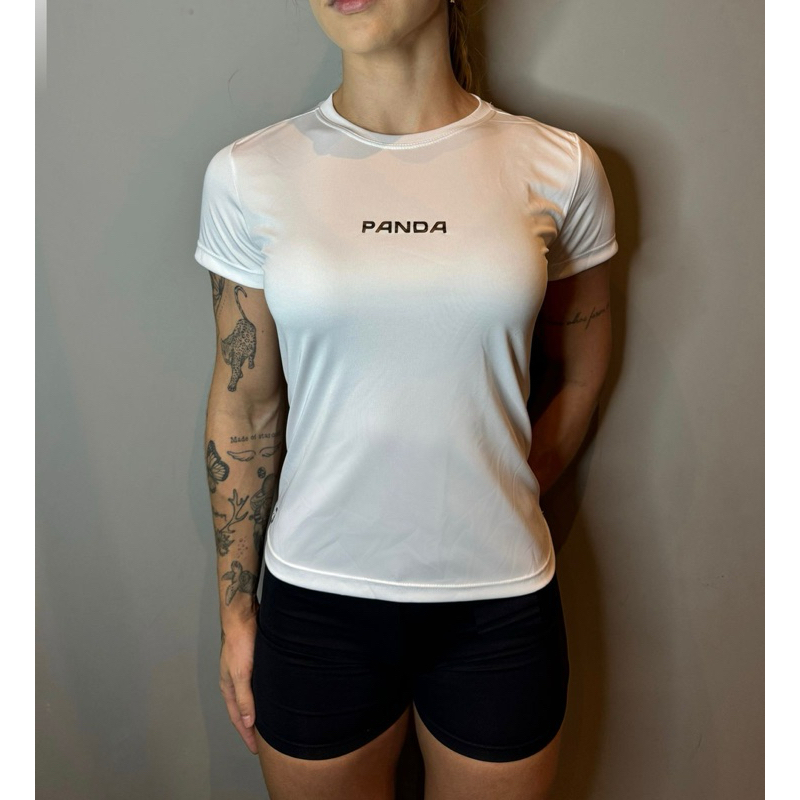 camiseta dry fit feminina com proteção uv para academia/corrida/treino (BL01)