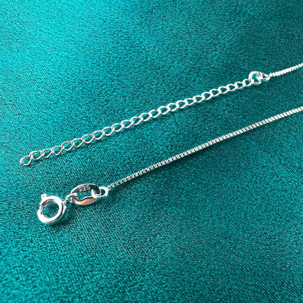 Colar Gargantilha Ponto de Luz Gota 45 cm Prata 925