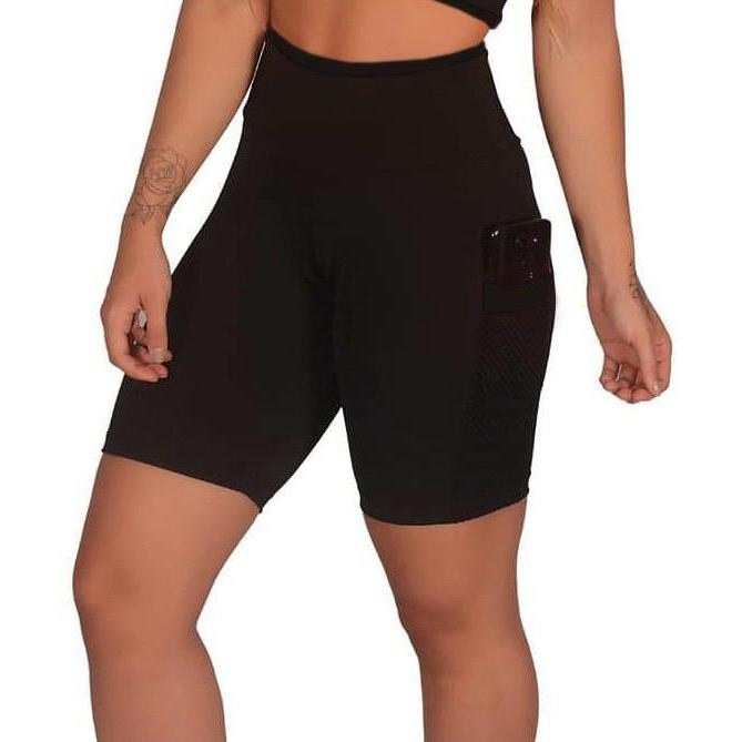 BERMUDA FEMININA ACADEMIA FITNESS