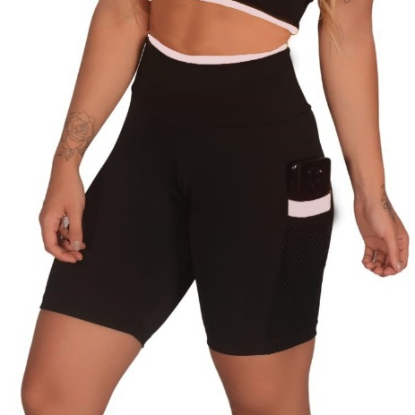BERMUDA FEMININA ACADEMIA FITNESS