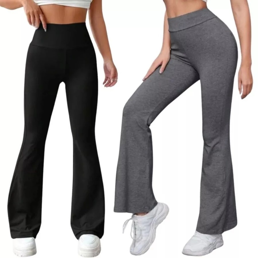 Calça Legging Bailarina Flare Modela bumbum Cintura Alta Promoção