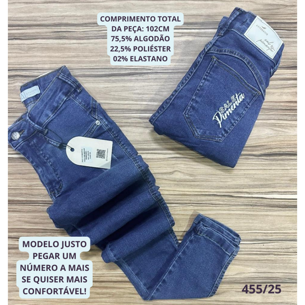 Calça Jeans Cristiane/ Sal e Pimenta