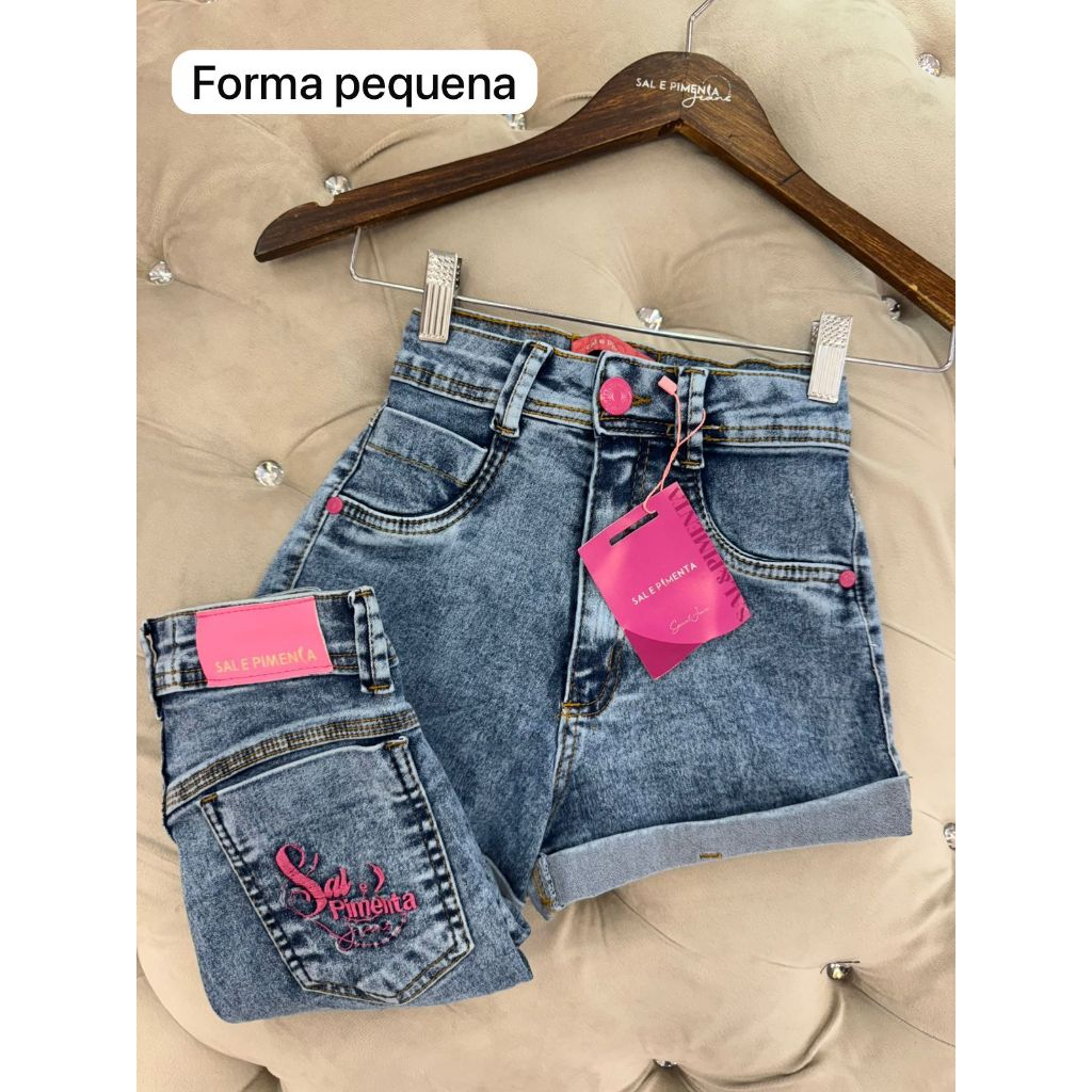 Short Jeans Bárbara – Sal e Pimenta