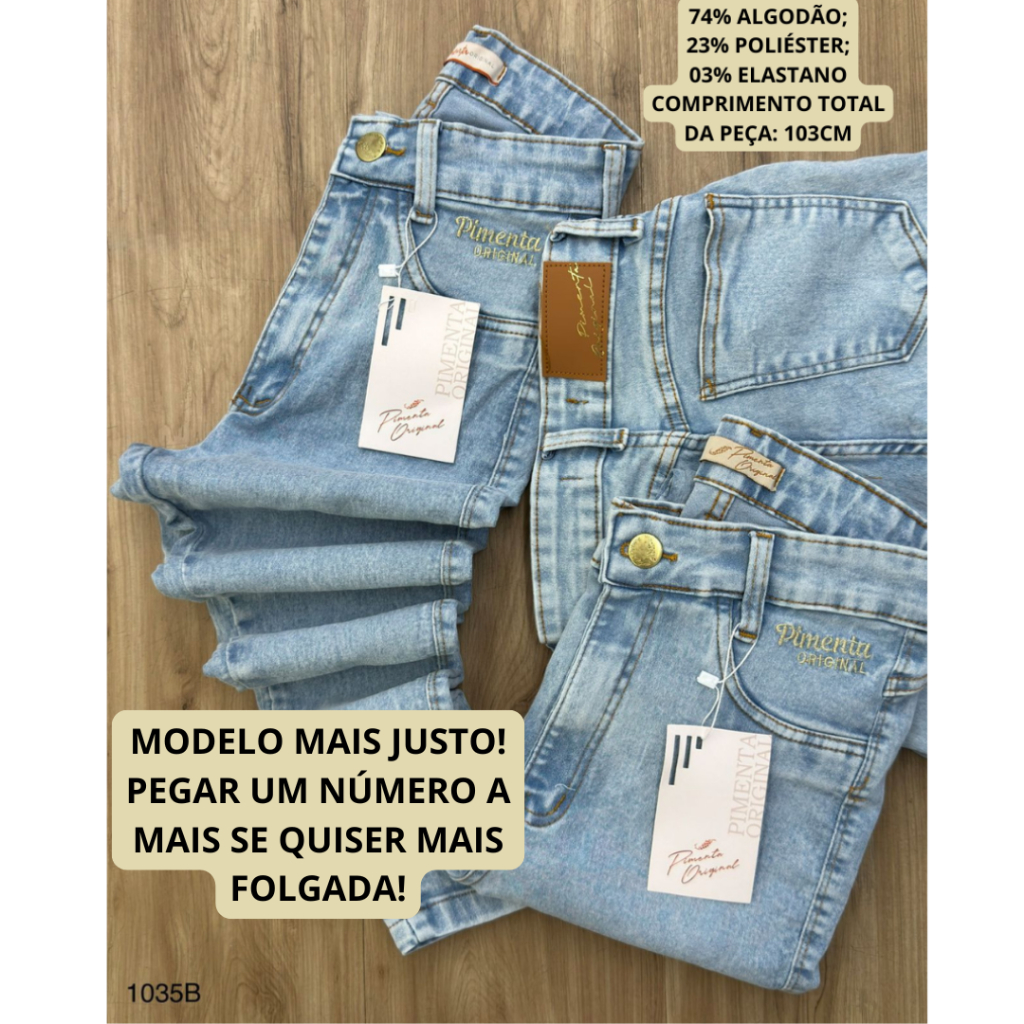 Calça Jeans Cristiane/ Sal e Pimenta