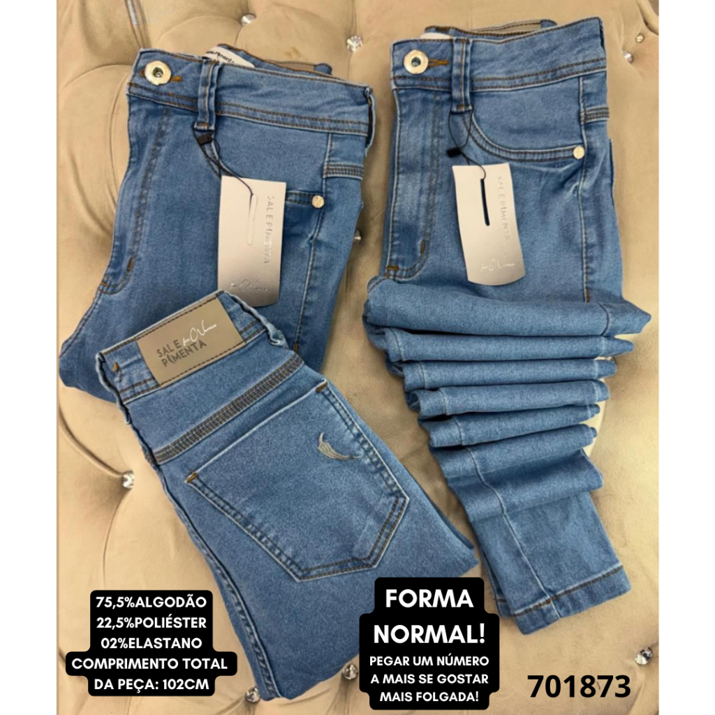 Calça Jeans Cristiane/ Sal e Pimenta