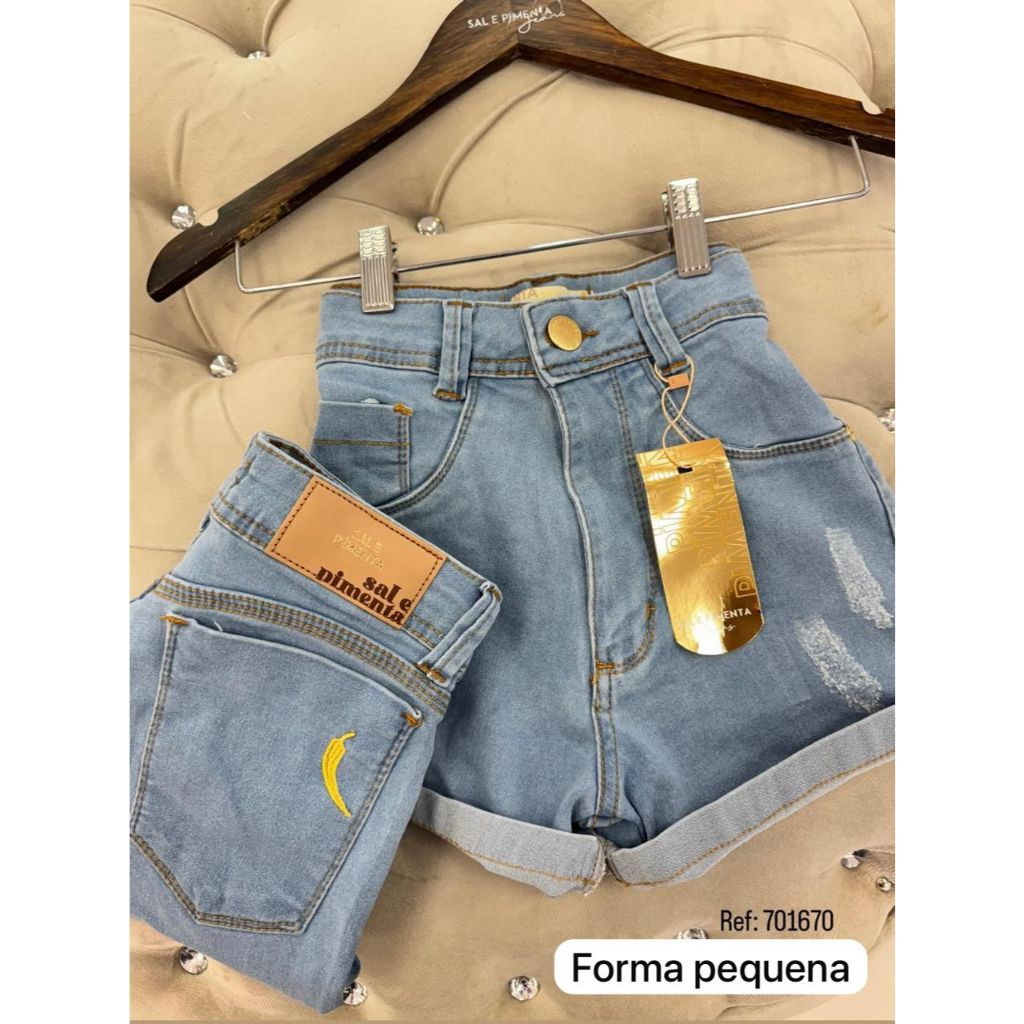 Short Jeans Bárbara – Sal e Pimenta