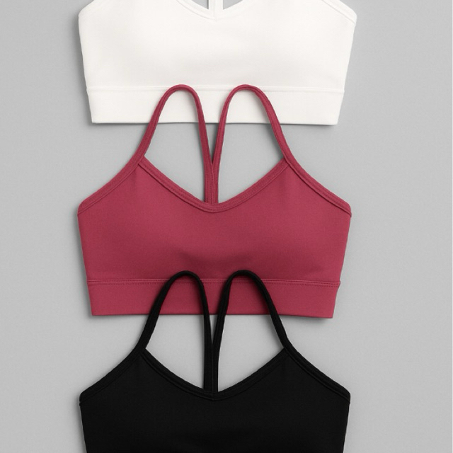 KIT TOP ALCINHA 3 PEÇAS SUPLEX COM BOJO