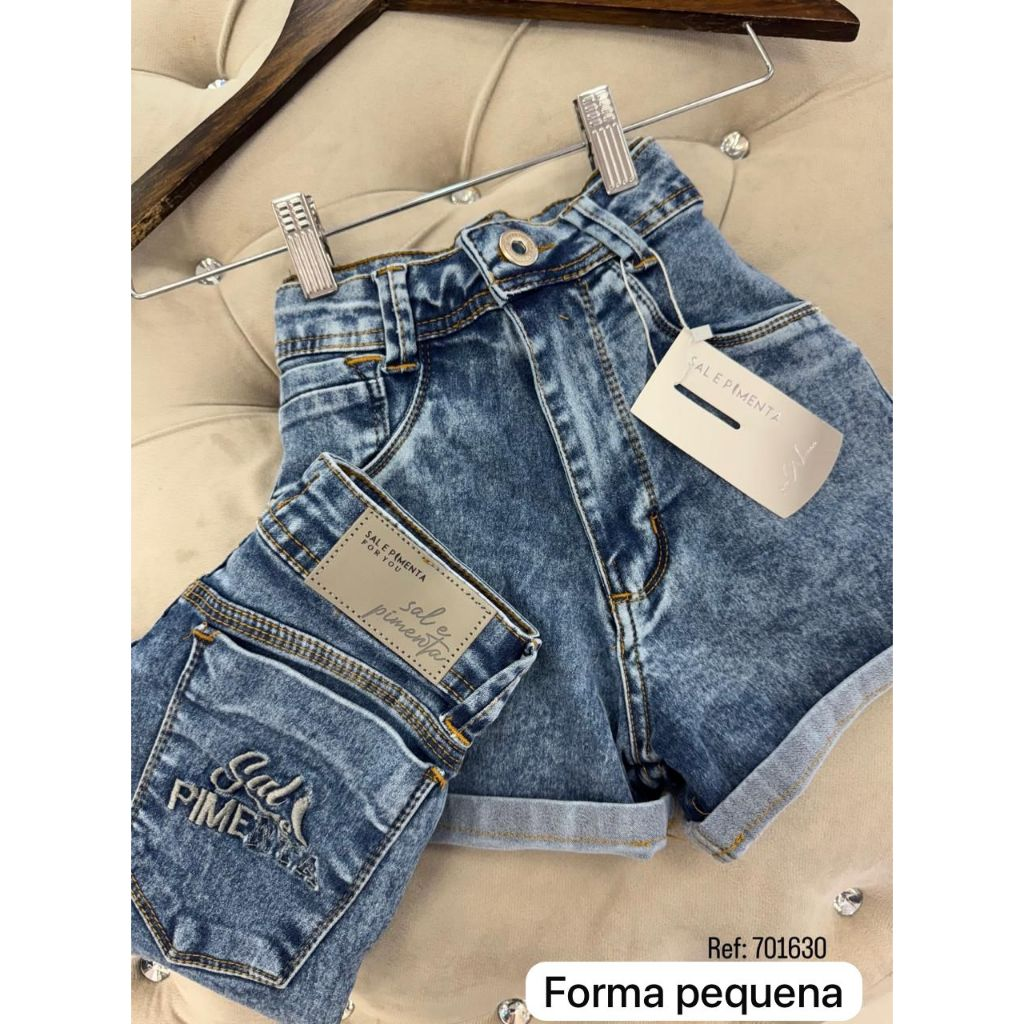 Short Jeans Bárbara – Sal e Pimenta