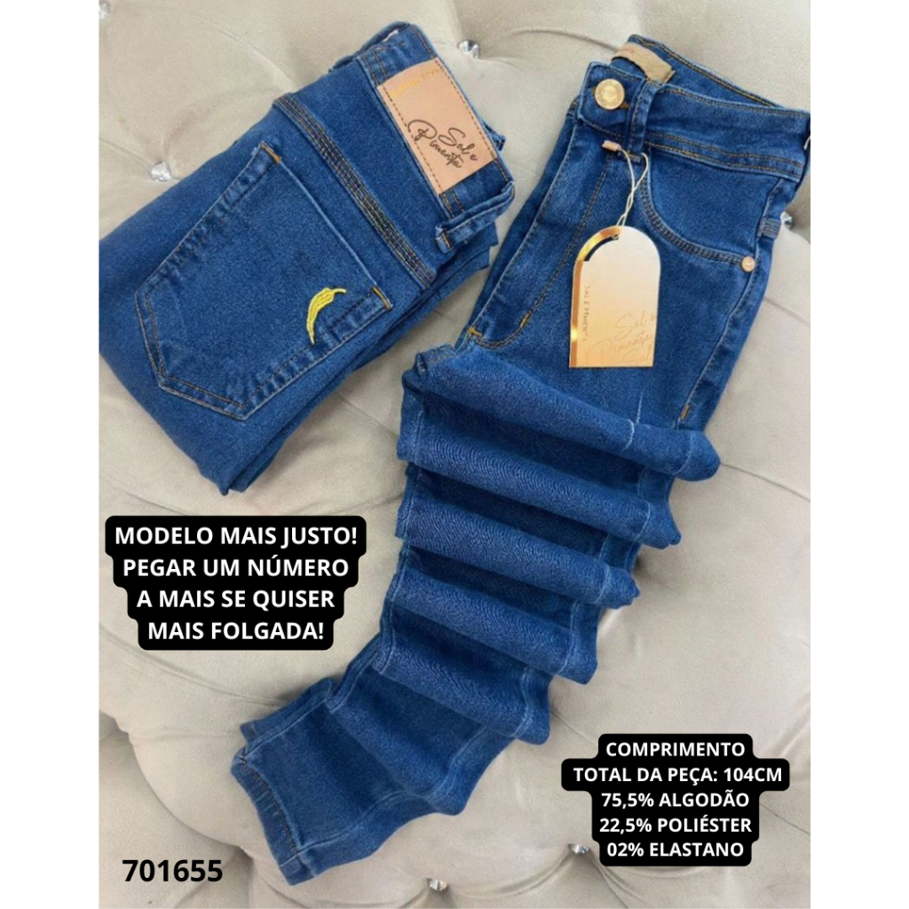 Calça Jeans Cristiane/ Sal e Pimenta