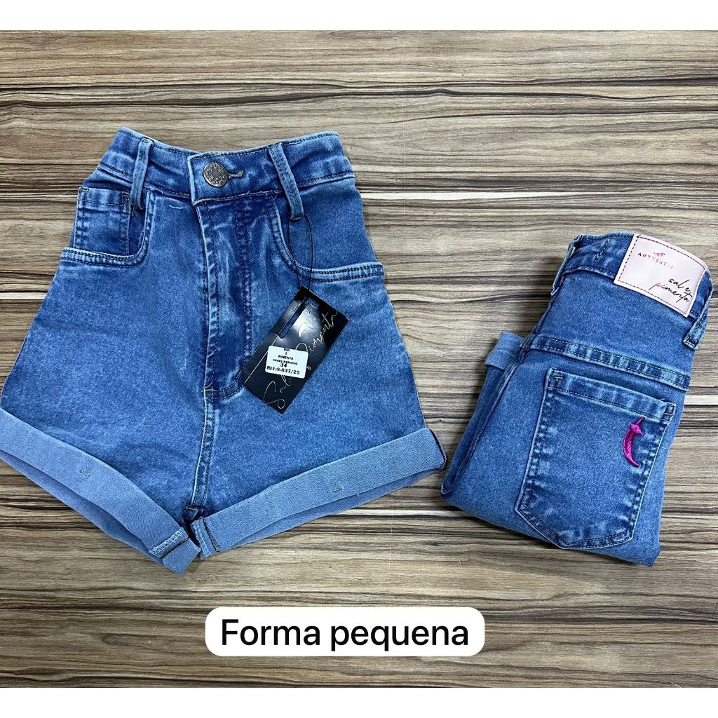 Short Jeans Bárbara – Sal e Pimenta
