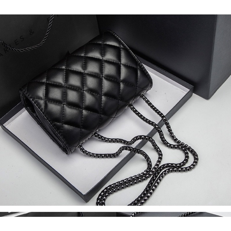 bolsa feminina transversal corrente escura “Y”