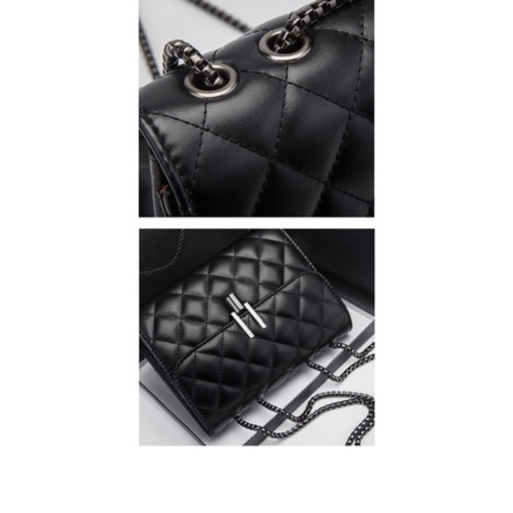 bolsa feminina transversal corrente escura “Y”