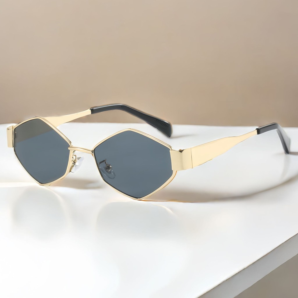 Óculos de Sol Feminino Moda Retrô Proteção UV Lente Premium